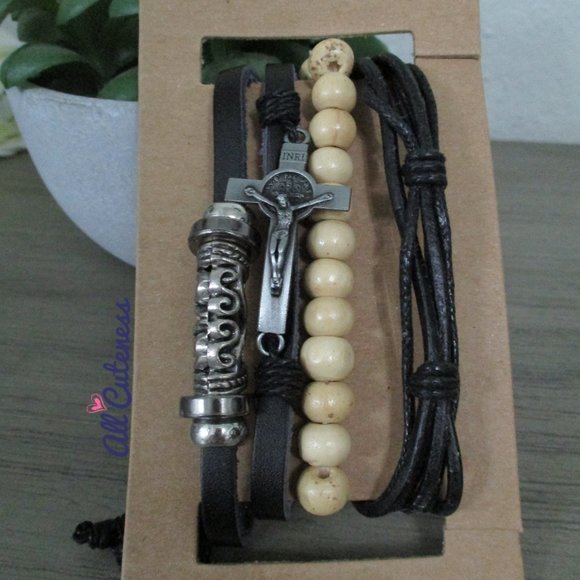 Mens Bracelet Set - Picture 1 of 2